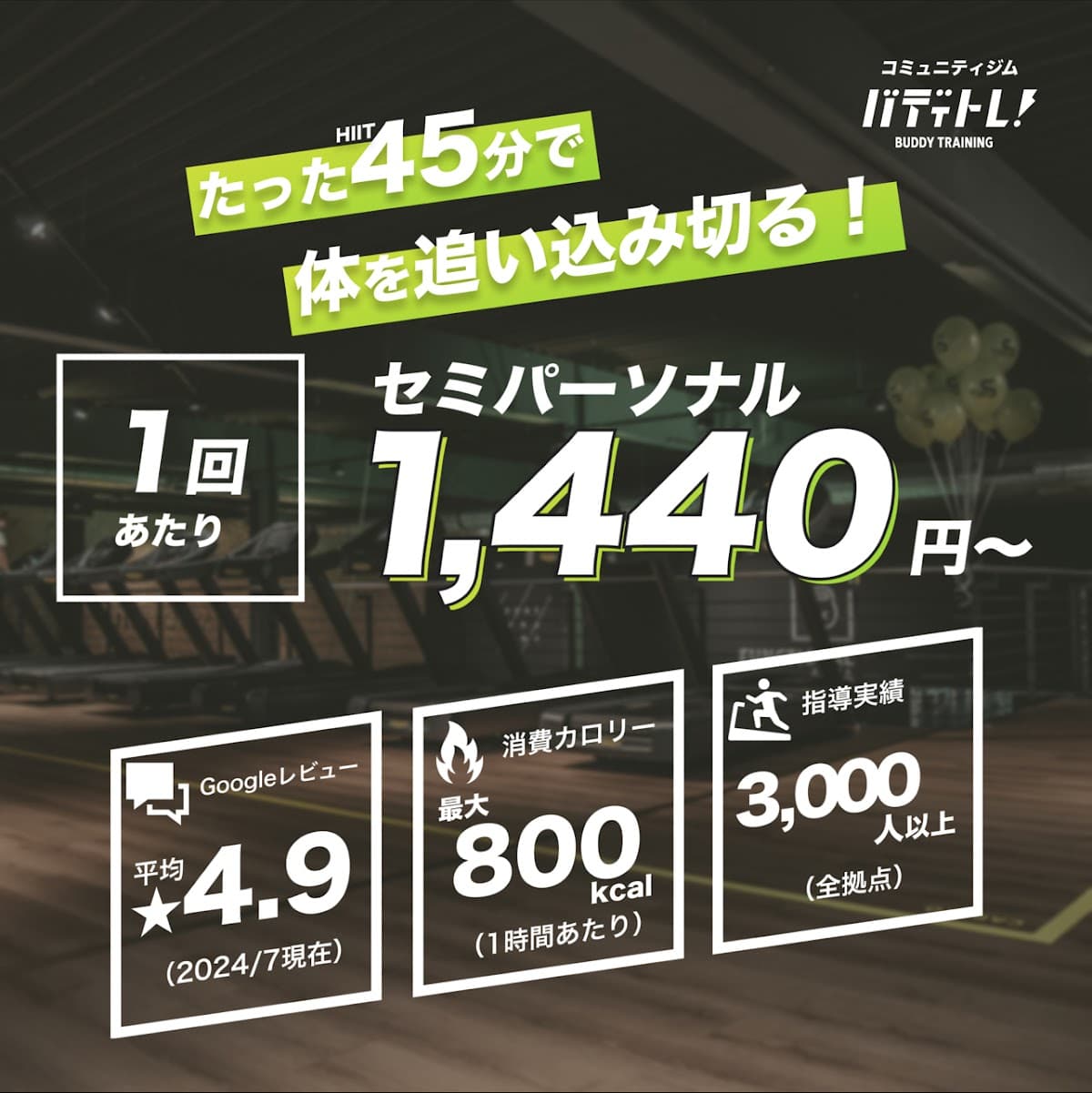 HIITパーソナルジム バディトレ 恵比寿店
